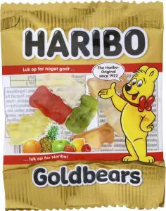 Haribo Guldbamser minipose 100 x 10 g